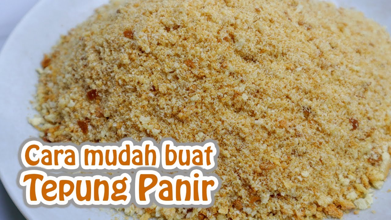CARA MUDAH MEMBUAT TEPUNG PANIR / TEPUNG ROTI DARI BAHAN SISA DIRUMAH - HOMEMADE BANGET