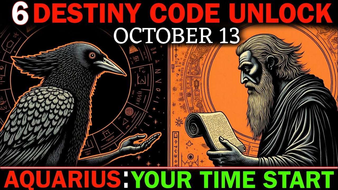 AQUARIUS ♒ October 13, 2025 – 6 DESTINY Codes the Universe Is Finally Unlocking for You!💥✨