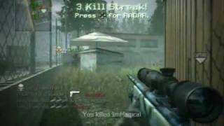 CoD4 Hardcore Headquarters Gameplay M40A3