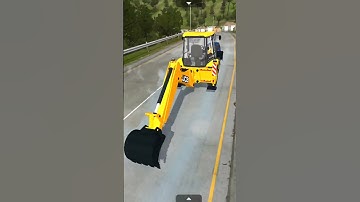 JCB 3DX BACKHOE LOADER DRIVING  BUS SIMULATOR INDONESIA 5