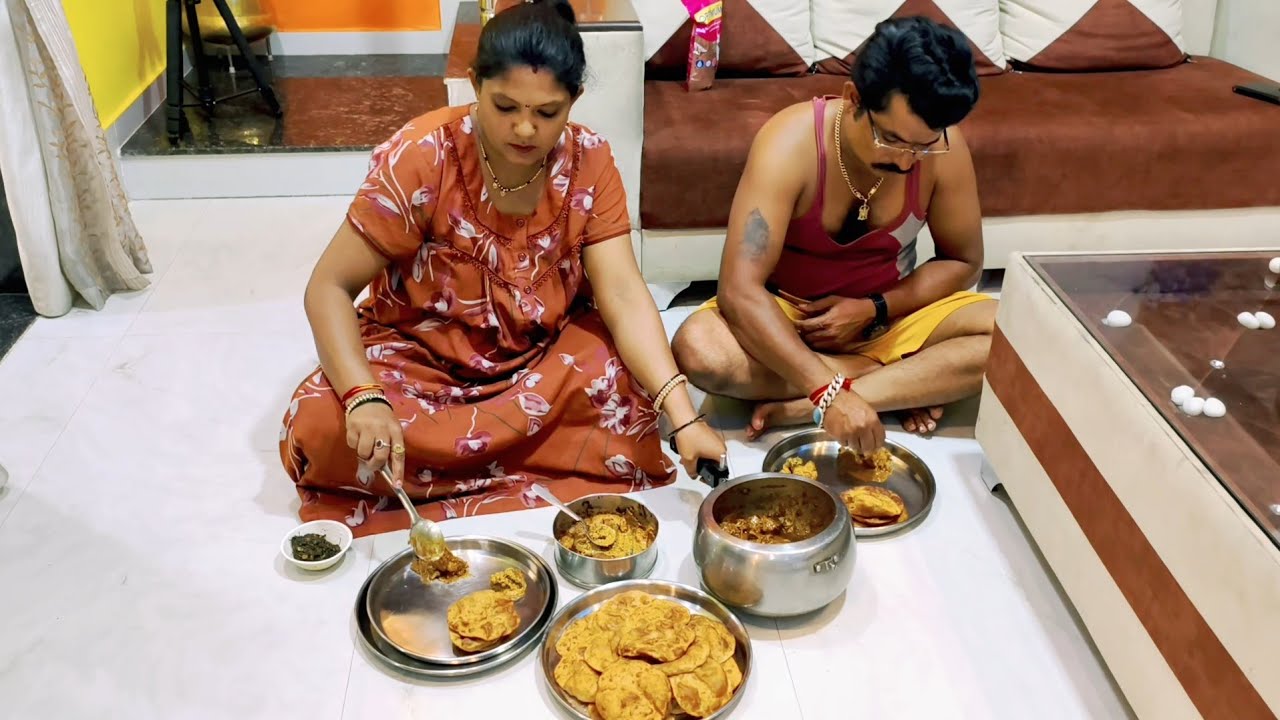 सगळं कन्फ्युजन🤦किचन साठी काय आले🤔रांगोळीच टेन्शन मिटलं👍लाल भोपळ्याच्या घाऱ्या recipe😋फणसाची recipe