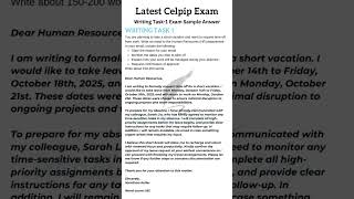 CELPIP Writing Task-1 Sample Answer #celpip #celpipexam #celpippreparation #celpiptest #englishexam