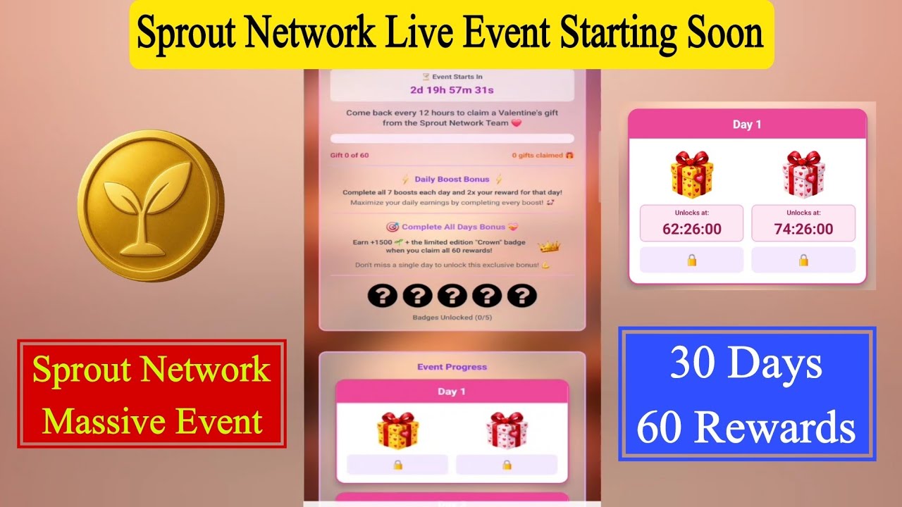 Sprout Network Live Event Sprout the Love Starting Soon | Sprout Network New Update | Sprout Network