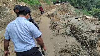 Pokhara Baglung highway after landslide 2078/05/19. Biggest in history. #dobilla#kushma#pokhara