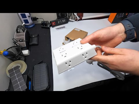 Unboxing: Surge Protector Power Strip - 8 Widely Outlets with 4 USB Ports(1 USB C Outlet)