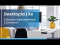 Ergotopia® Desktopia Lite - Elektrisch höhenverstellbarer Schreibtisch