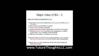 Business Analyst tutorial - Define project and identify scope of a project