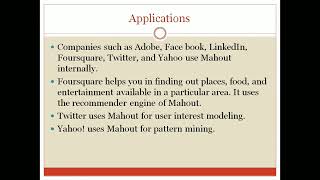what is Apache Mahout  #apache #hadoop