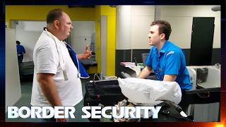 Nervous Passenger Hiding Sketchy  Stash  Double Episodes  Border Security Australia