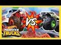 MONSTER TRUCK TEAMS BATTLE IT OUT! | Monster Trucks | Hot Wheels
