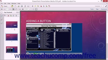 Moving and Copying Pages - Adobe Acrobat XI Training Tutorial Course