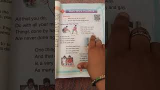 work while you work ।। class 3 poem recitation