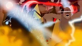 Godzilla Vs Gigan [Full Cut] | Animation Stick Nodes