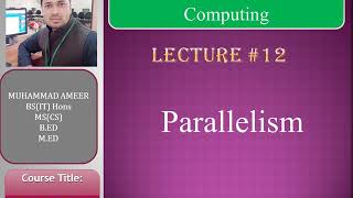 Parallelisim Lecture 12