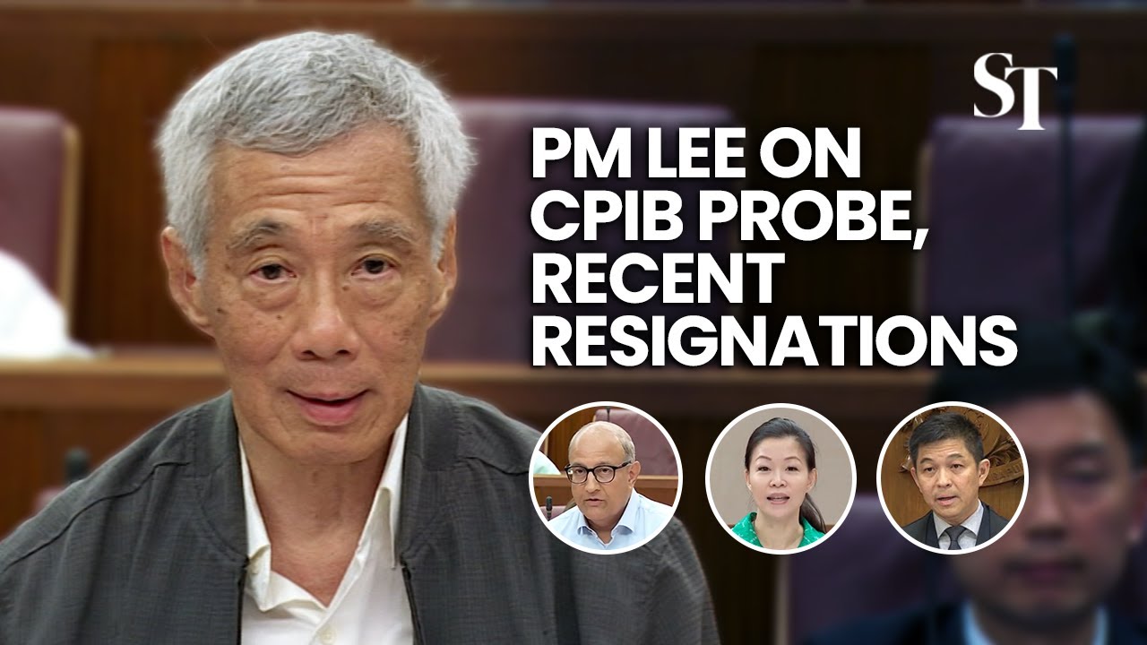 [LIVE] PM Lee addresses Parliament on CPIB probe into Iswaran, recent resignations