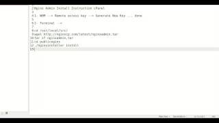 Install Nginx Admin cPanel/WHM