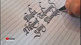 tulisan keren dengan spidol modifikasi(new)