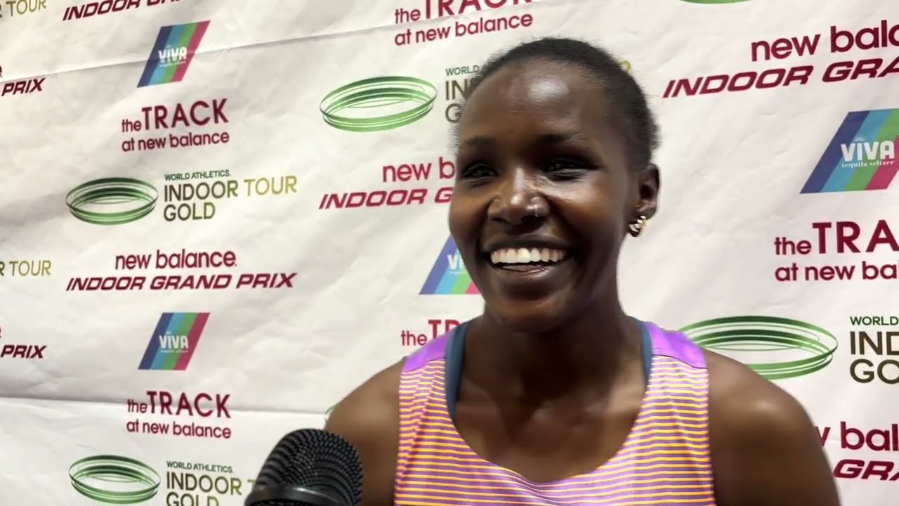 Dorcus Ewoi Holds Off Sinclair Johnson to Win 1500m at New Balance Indoor Grand Prix