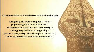 Tugas basa Sunda | contoh biantara