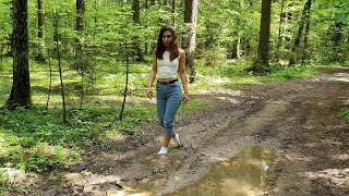 Muddy White Socks, White Socks In Mud, Dirty White Socks, Socks In Muddy Puddles Walks Scene 495