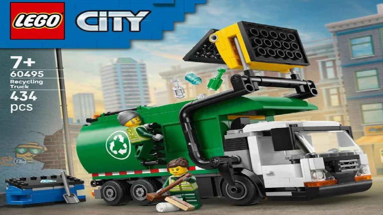 City - Recycling Truck - Traffic LEGO instructions