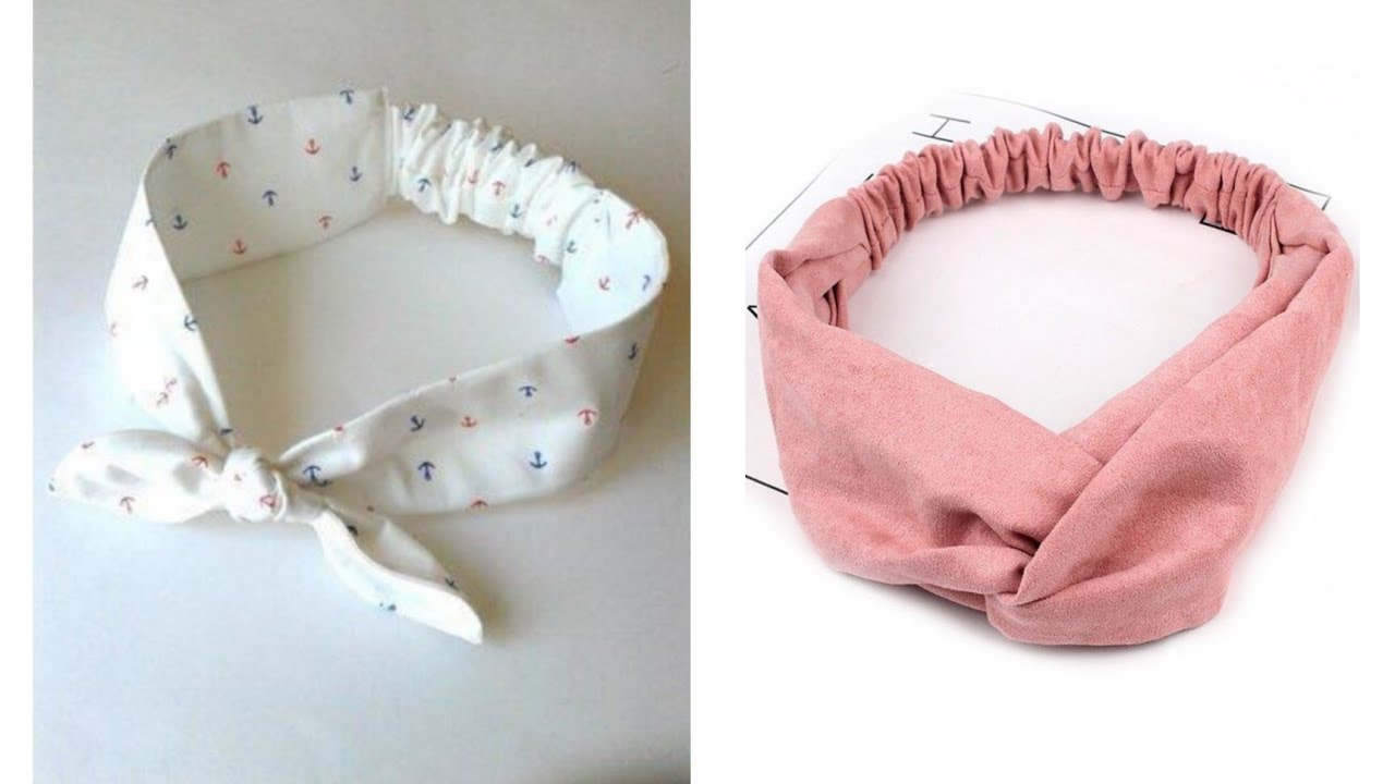 طريقة عمل سورتيت (بندانه)(توكه للشعر) من بقايا القماش