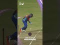 The stumps are shattered! What a delivery under pressure.The batter has to walk back.