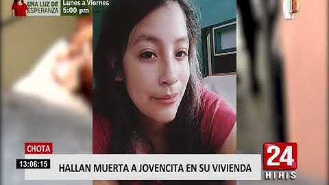 Cajamarca: madre encuentra a su hija muerta en su casa