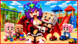 1000 YOUTUBER BOCHIL DI ASUH BABYSISTER DAJJAL VAMPIRE DI MINECRAFT! 