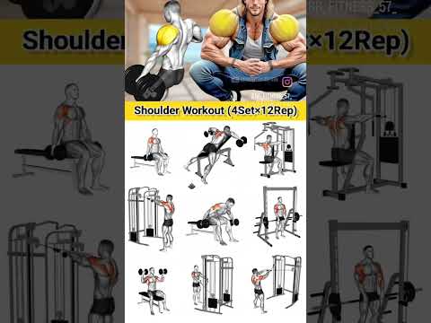 shoulder workout💥#gymmotivation #viralvideo