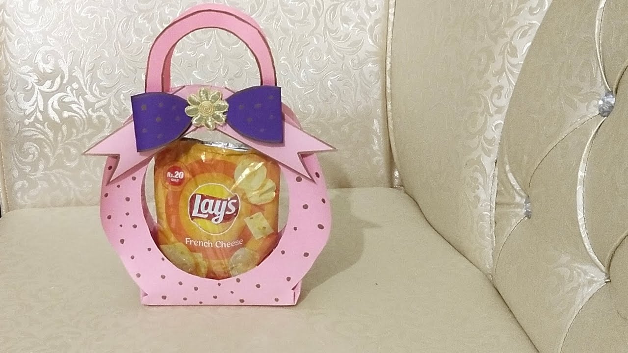 paper gift bag | how to make paper gift bag | easy paper craft - YouTube