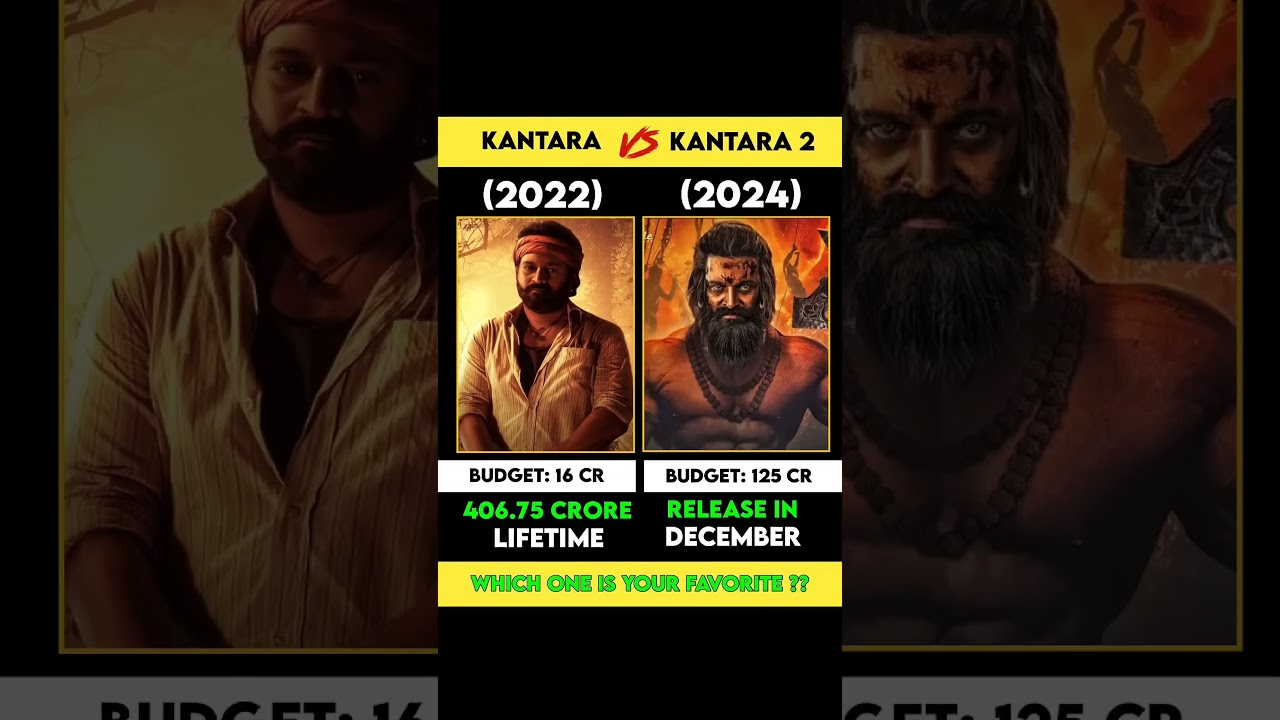 Kantara Vs Kantara 2 Movie Comparison || Box Office Collections 