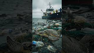 태평양 플라스틱 대륙 🗑️💀 거대한 쓰레기 섬... 바다를 덮은 플라스틱 😱🌊