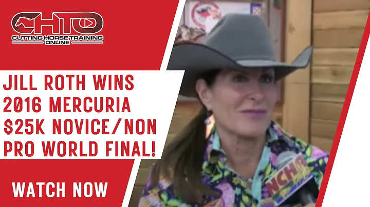 Jill Roth Wins 2016 Mercuria $25K Novice/Non Pro W...