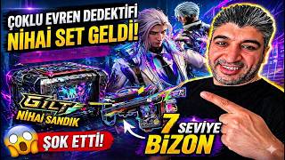 4.3 GÜNCELLEMESİ NİHAİ SANDIK  😱 ÇOKLU EVREN DEDEKTİFİ VE HAYALET KOD BİZON 7. SEVİYE! #pubgmobile