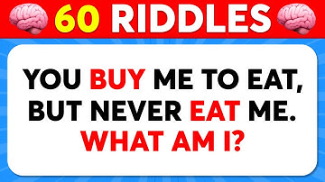 Alleen een genie kan deze lastige raadsels oplossen 🧠🤯 60 hersenkrakers en raadselquiz 🧩