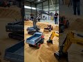 RC Construction Site in Action | Excavator and Dump Truck Sand Loading