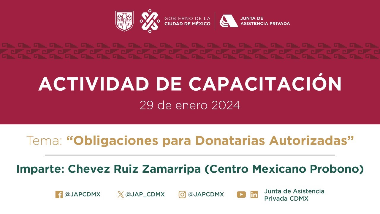 Obligaciones para Donatarias Autorizadas (2024)