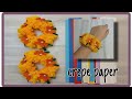 Hawaiian Flower Bracelet Tutorial Crepe Paper DIY 