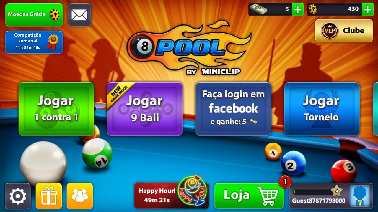 download do jogo 8 ball pool dinheiro infinito