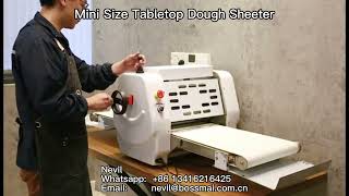 Bakery Equipment - Mini Size Tabletop Dough Sheeter 350mm