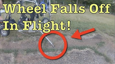 Wheel Falls Off PPG Trike During Instructional Tandem Flight