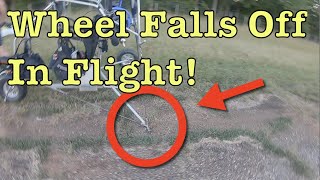 Wheel Falls Off PPG Trike During Instructional Tandem Flight