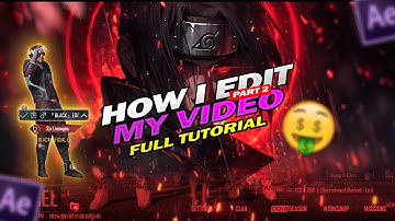 HOW I EDIT MY  LOBBY VIDEO IN AFTER EFFECTS😱PART 2 | FULL TUTORIAL | BLACK EDITS | PUBG