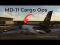 MSFS LIVE | UPS Freighter Ops *TFDI MD-11F* | Calgary - Montreal (CYUL) on Vatsim