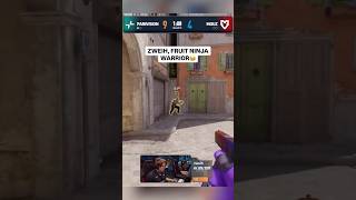ZWEIH PLAYS FRUIT NINJA MID PRO MATCH #cs2 #cs2clips #zweih #mouz