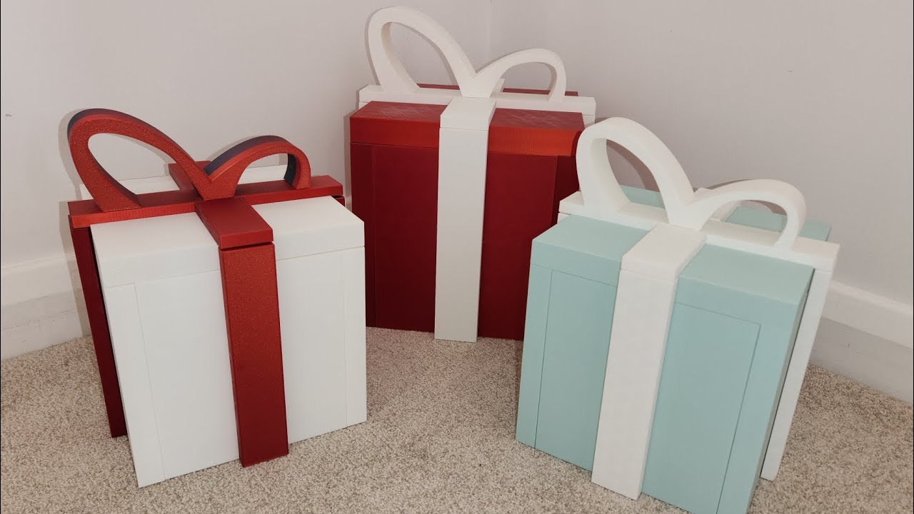 3D Printed Gift Box Animation - YouTube