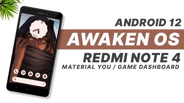 Awaken OS - Android 12 - Redmi Note 4 | Material You, Game Dashboard