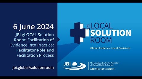 Facilitation of Evidence into Practice