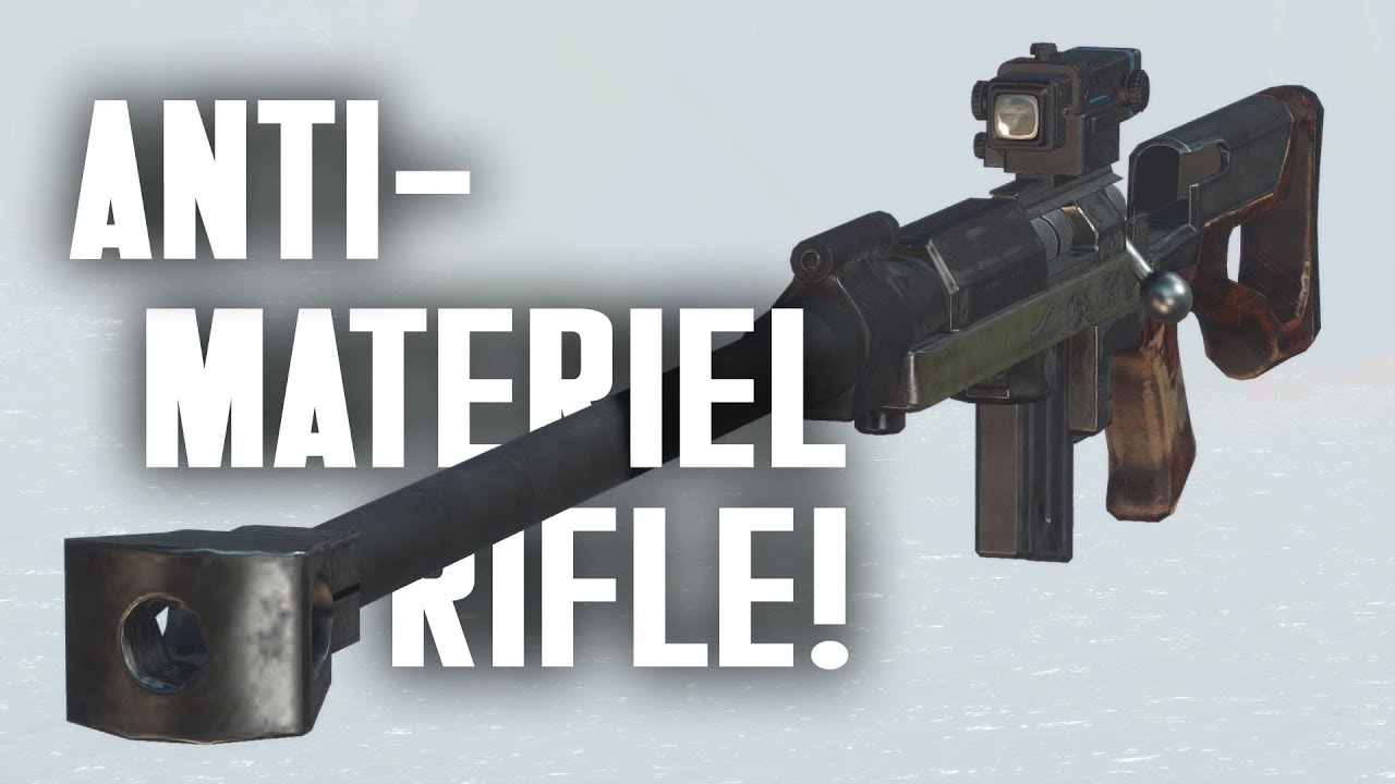 anti materiel rifle fallout 4